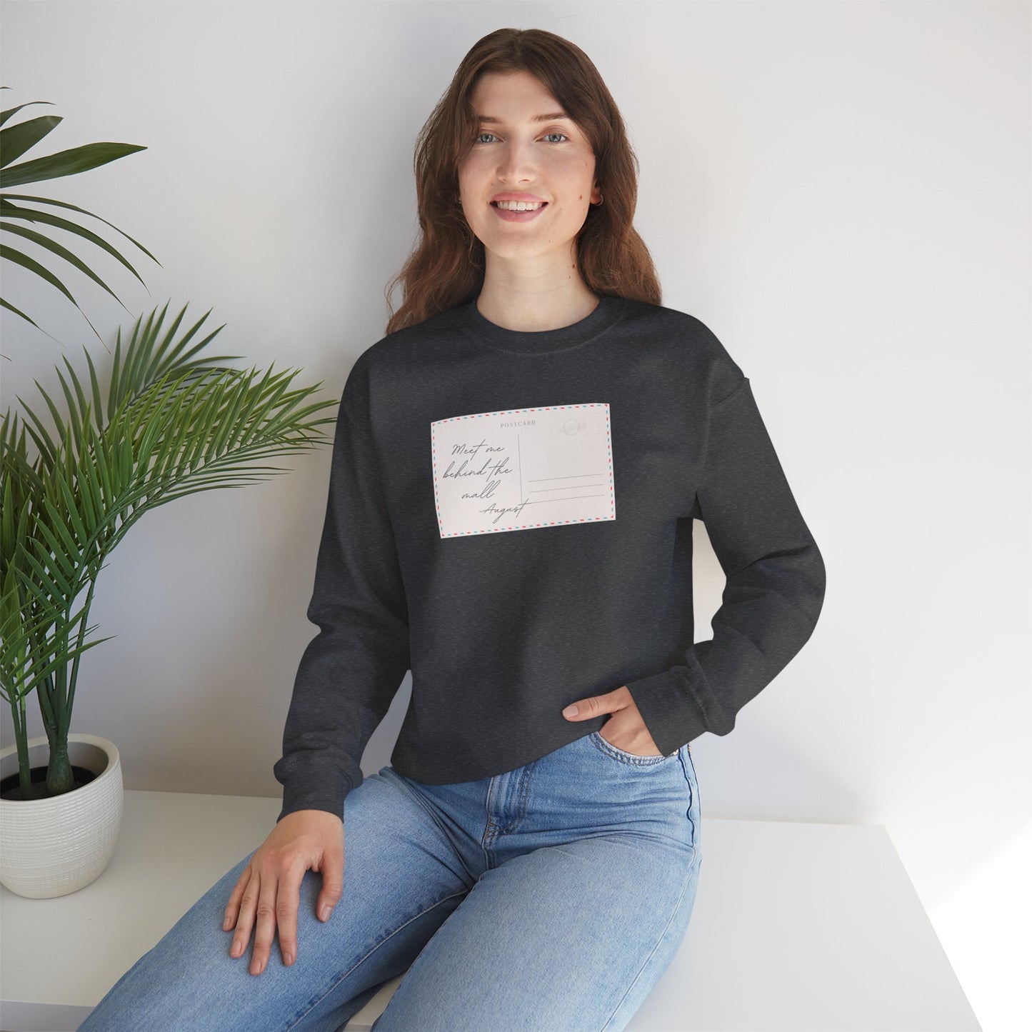 August Postcard Crewneck Sweatshirt