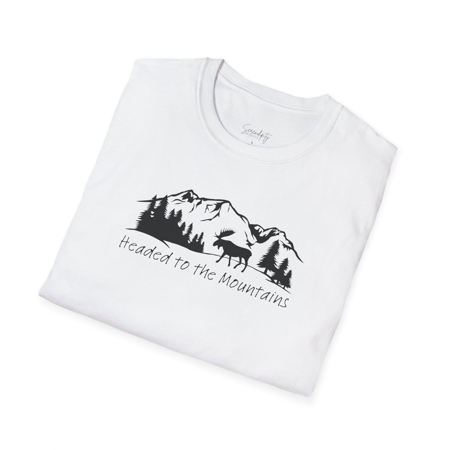 Headed to the Mountains Soft Style Tee