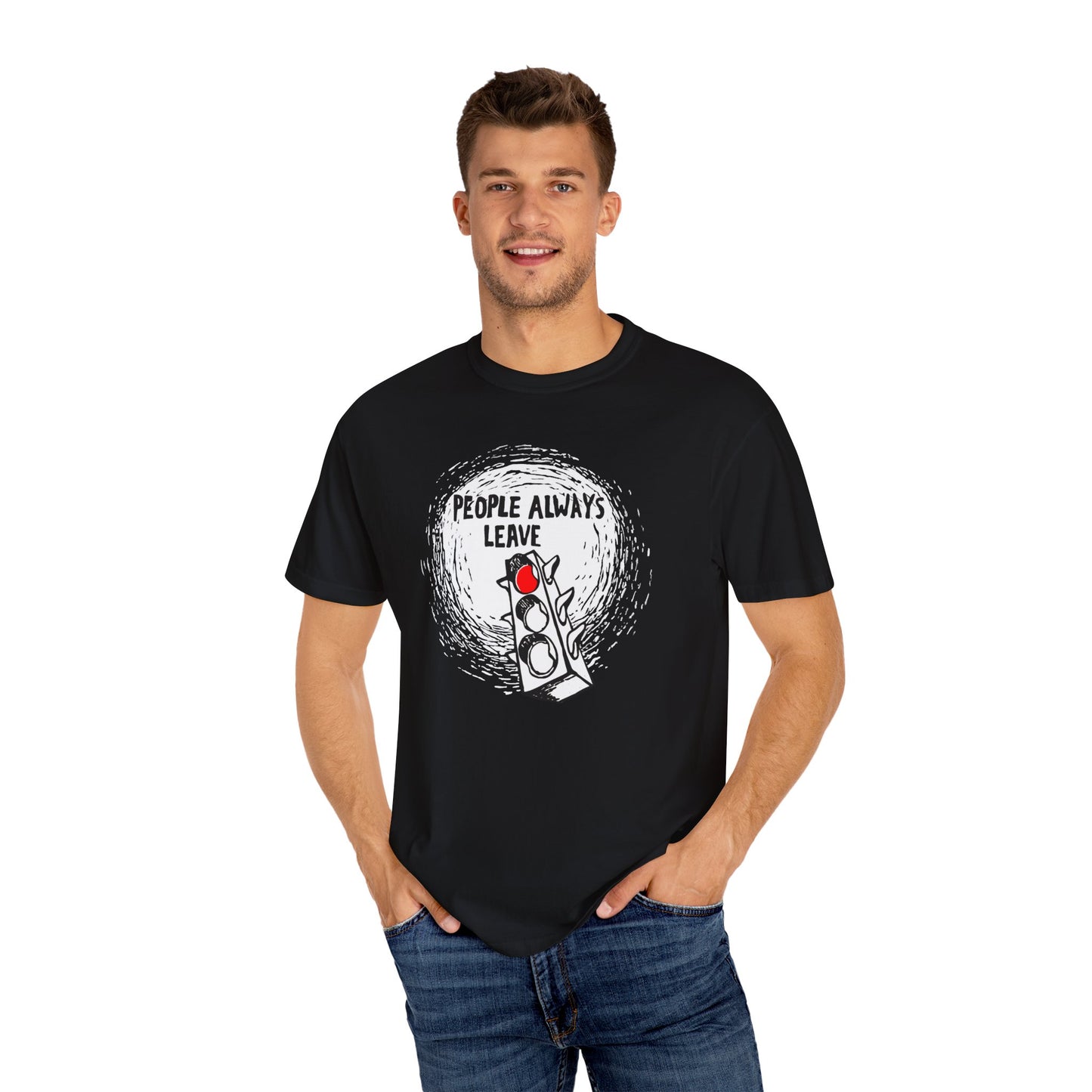 People Always Leave Comfort Colors Tee