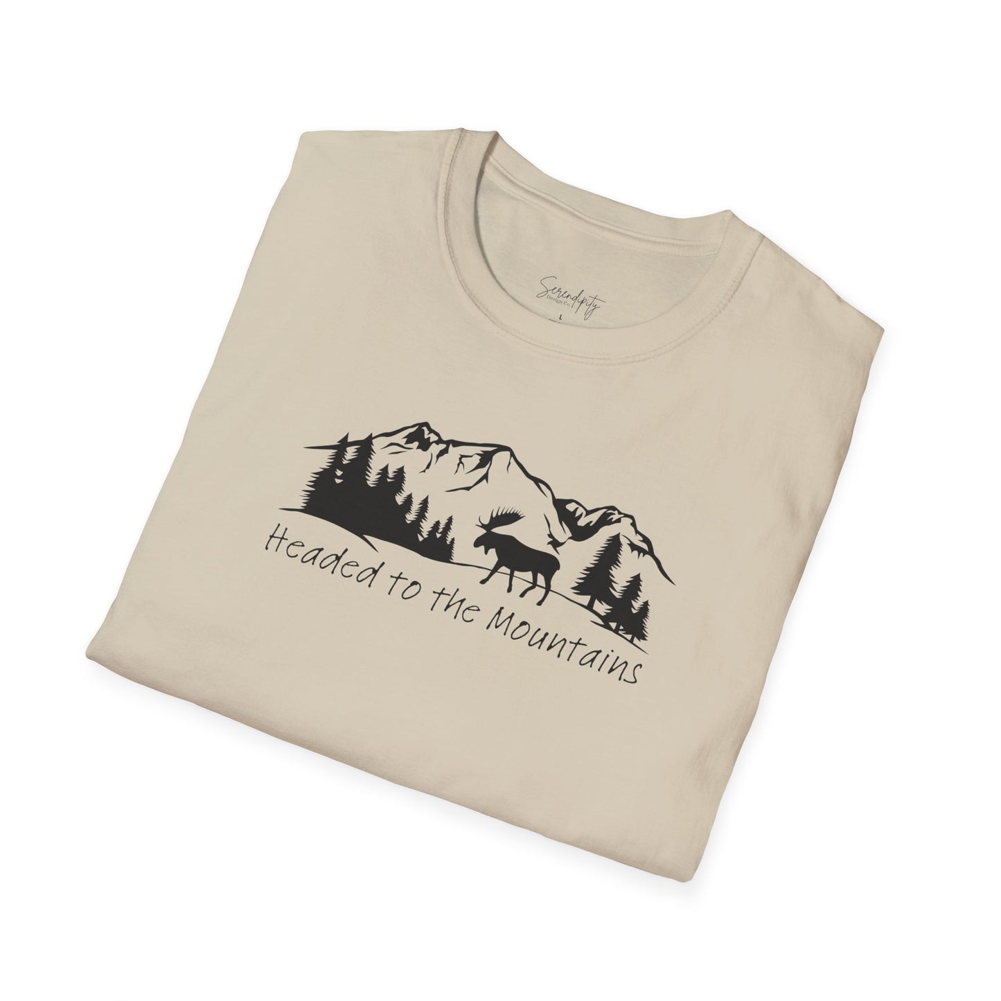Headed to the Mountains Soft Style Tee