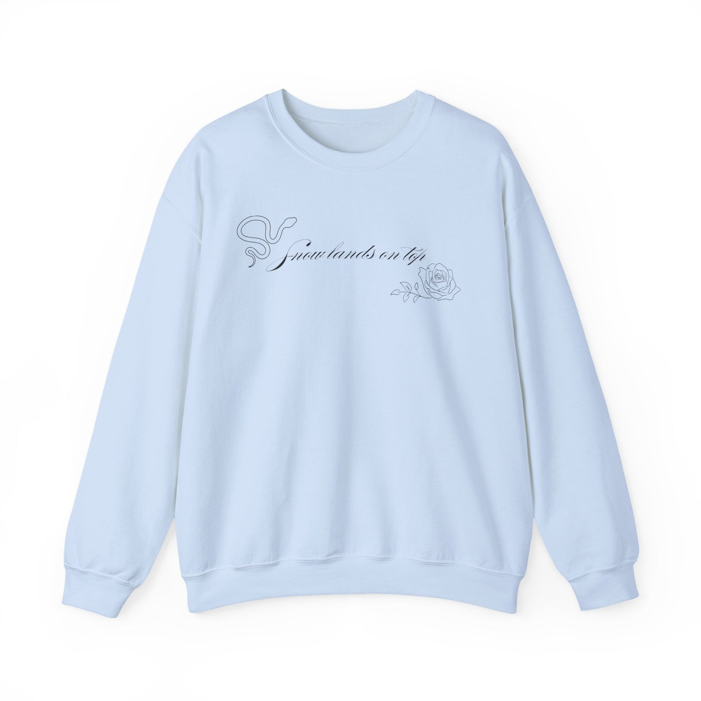 Snow Lands On Top Crewneck Sweatshirt