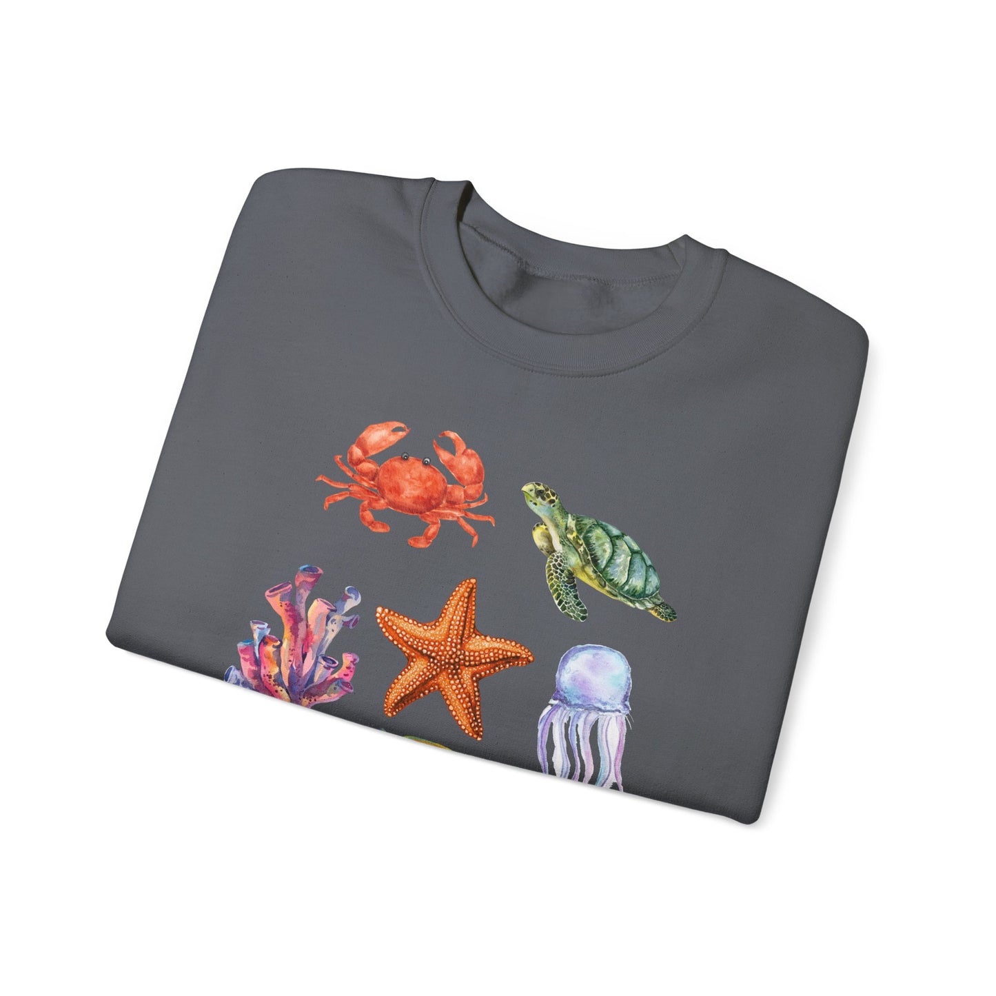 Ocean Creatures Crewneck Sweatshirt