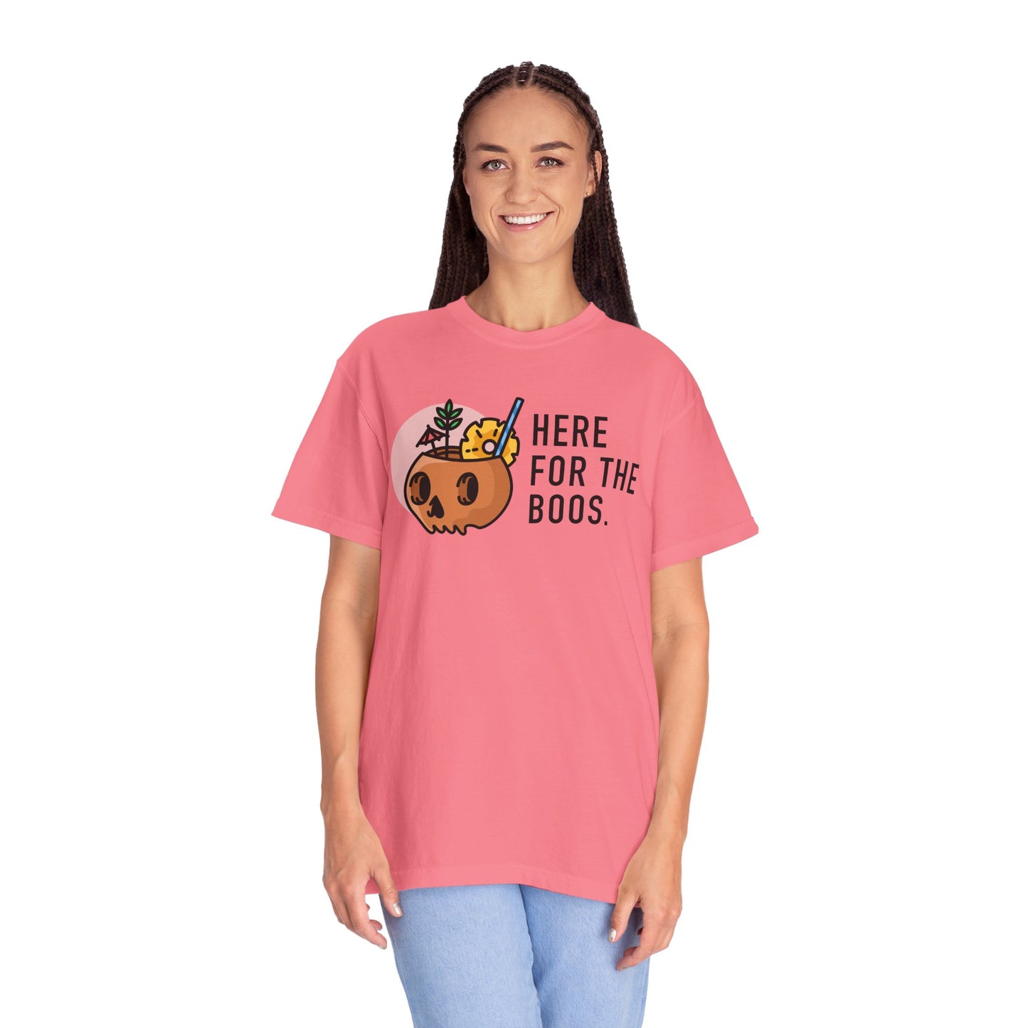 Here For The Boos Comfort Colors Tee