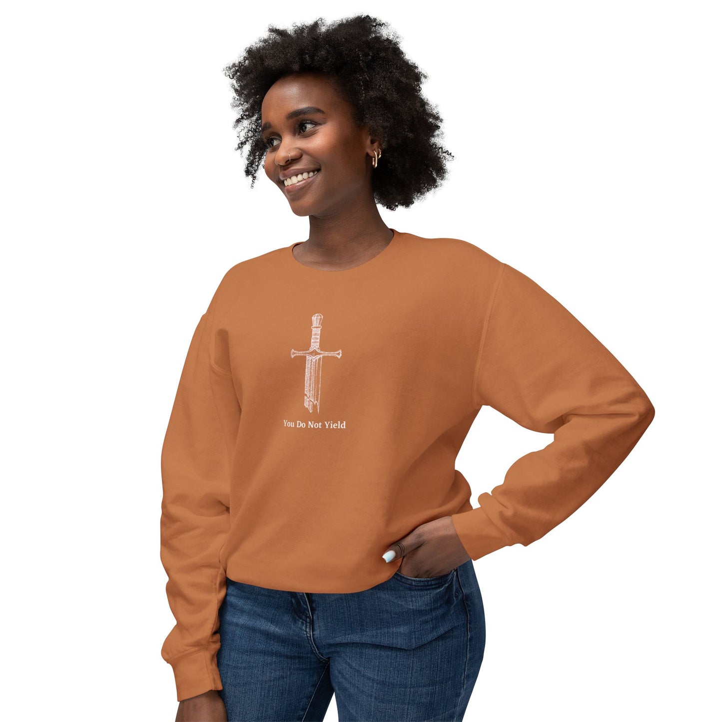 You Do Not Yield Comfort Colors Sweatshirt