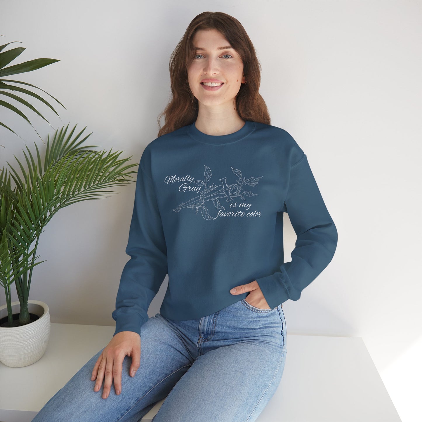 Morally Gray is My Favorite Color Crewneck Sweatshirt