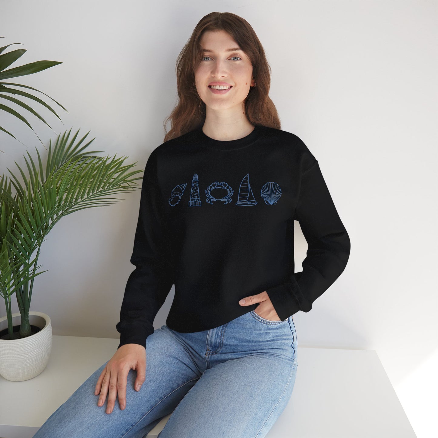 New England Aesthetic Crewneck Sweatshirt