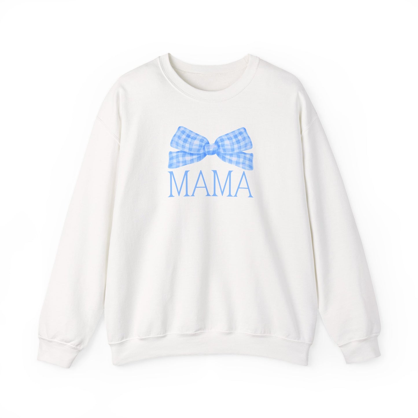 Blue Mama Bow Crewneck Sweatshirt