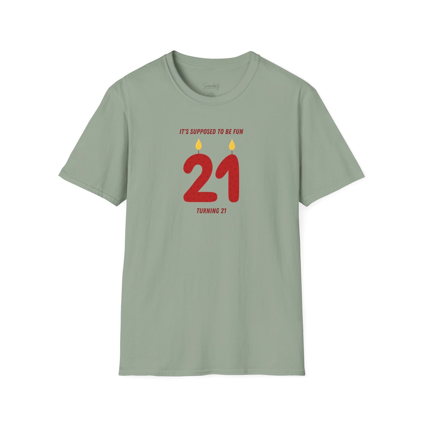 Turning 21 Soft Style Tee