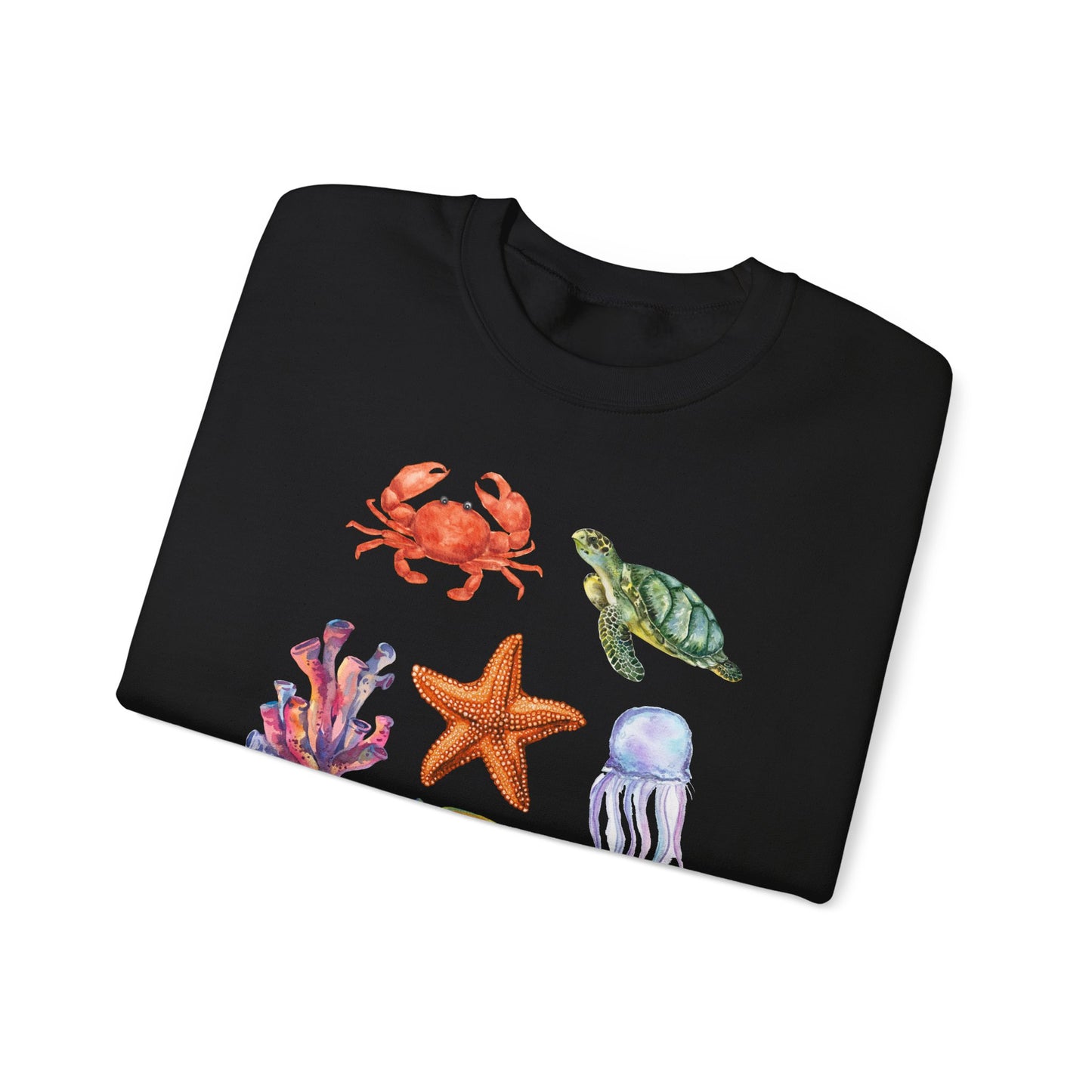 Ocean Creatures Crewneck Sweatshirt