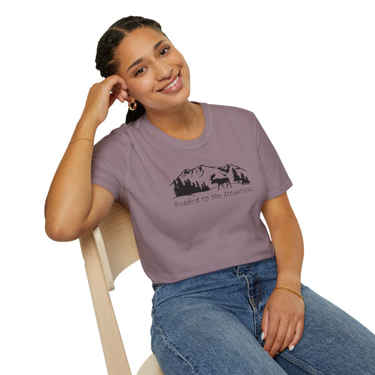 Headed to the Mountains Soft Style Tee