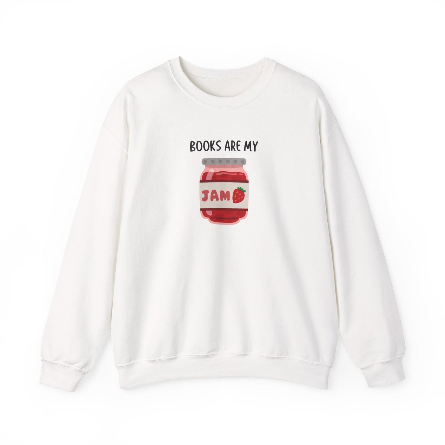 Books Are My Jam Crewneck Sweatshirt