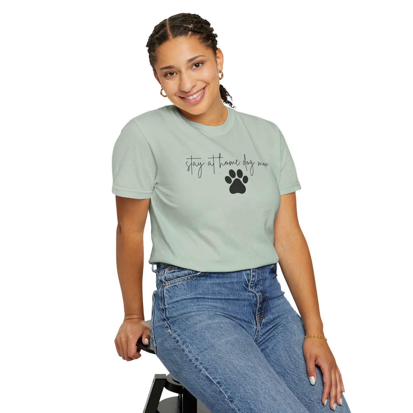 Stay At Home Dog Mom Comfort Colors Tee