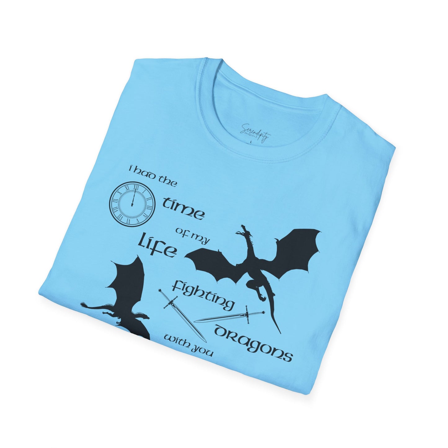Fighting Dragons With You Soft Style Tee