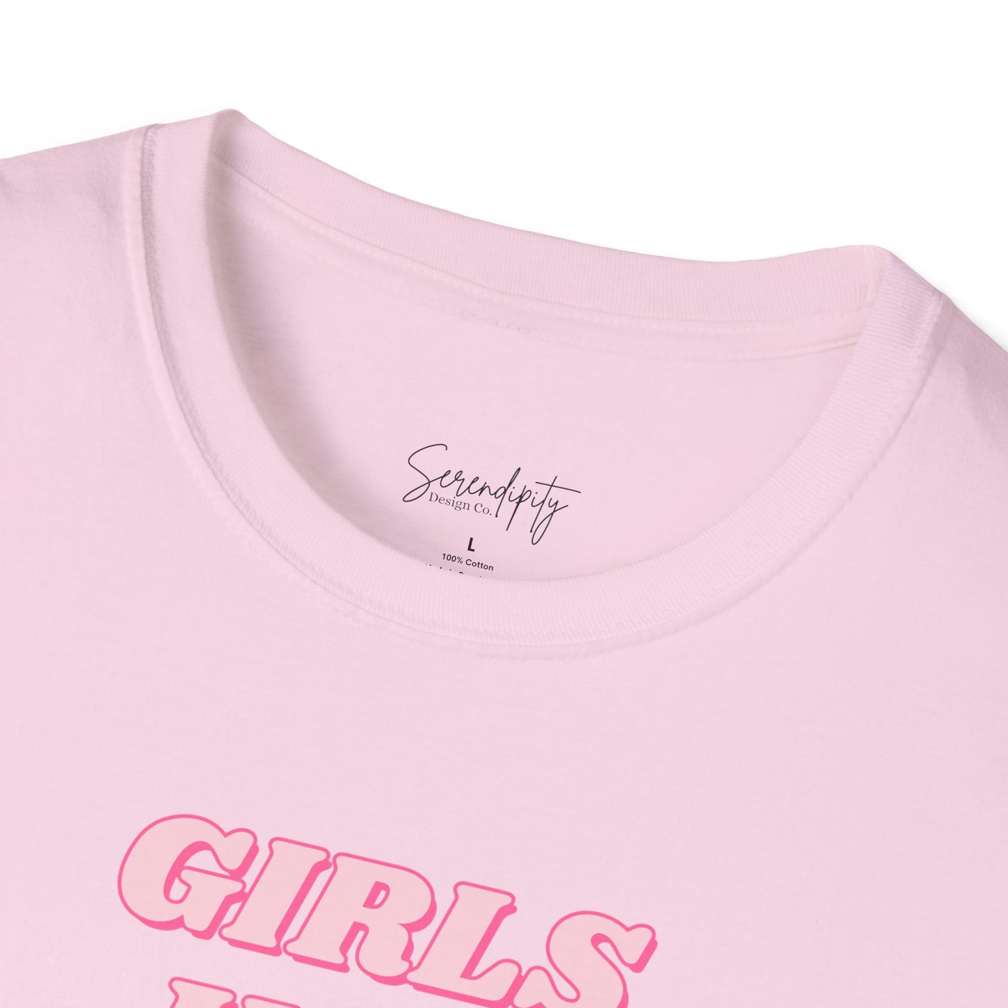 Girls Just Wanna Have Dogs Soft Style Tee