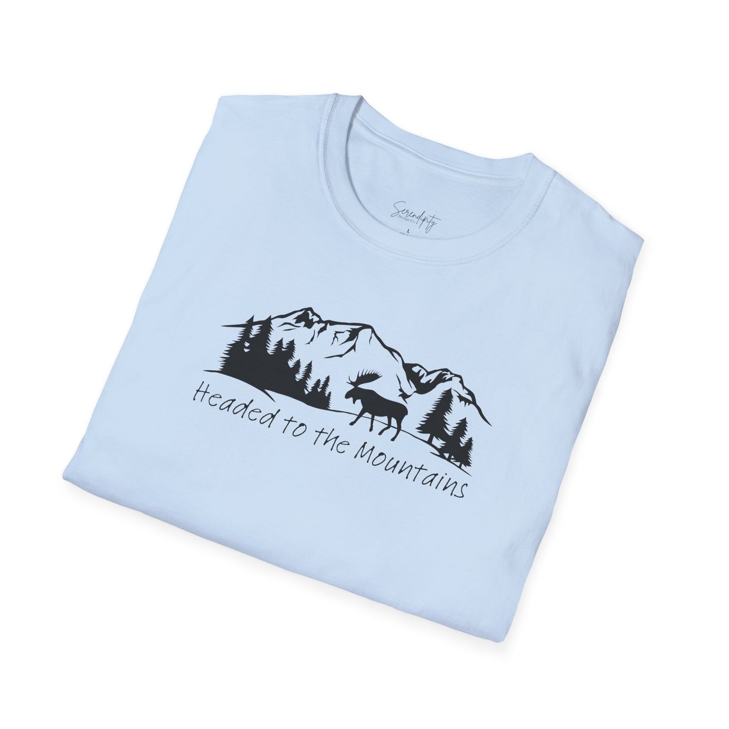 Headed to the Mountains Soft Style Tee
