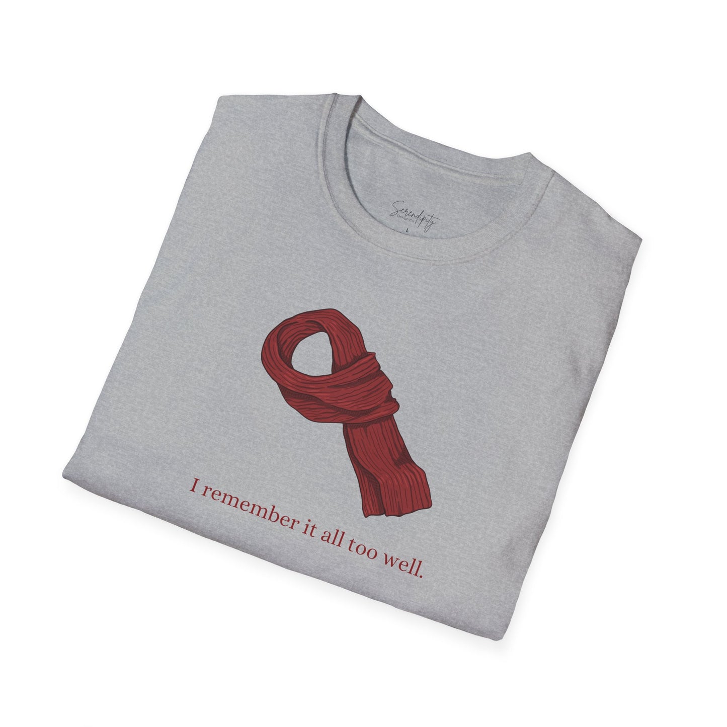 Red Scarf Soft Style Tee