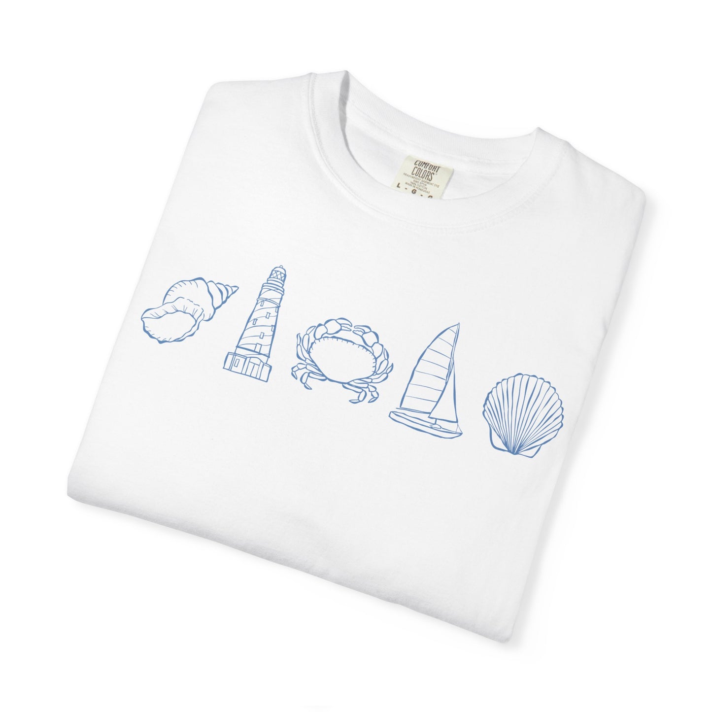 New England Aesthetic Comfort Colors Tee