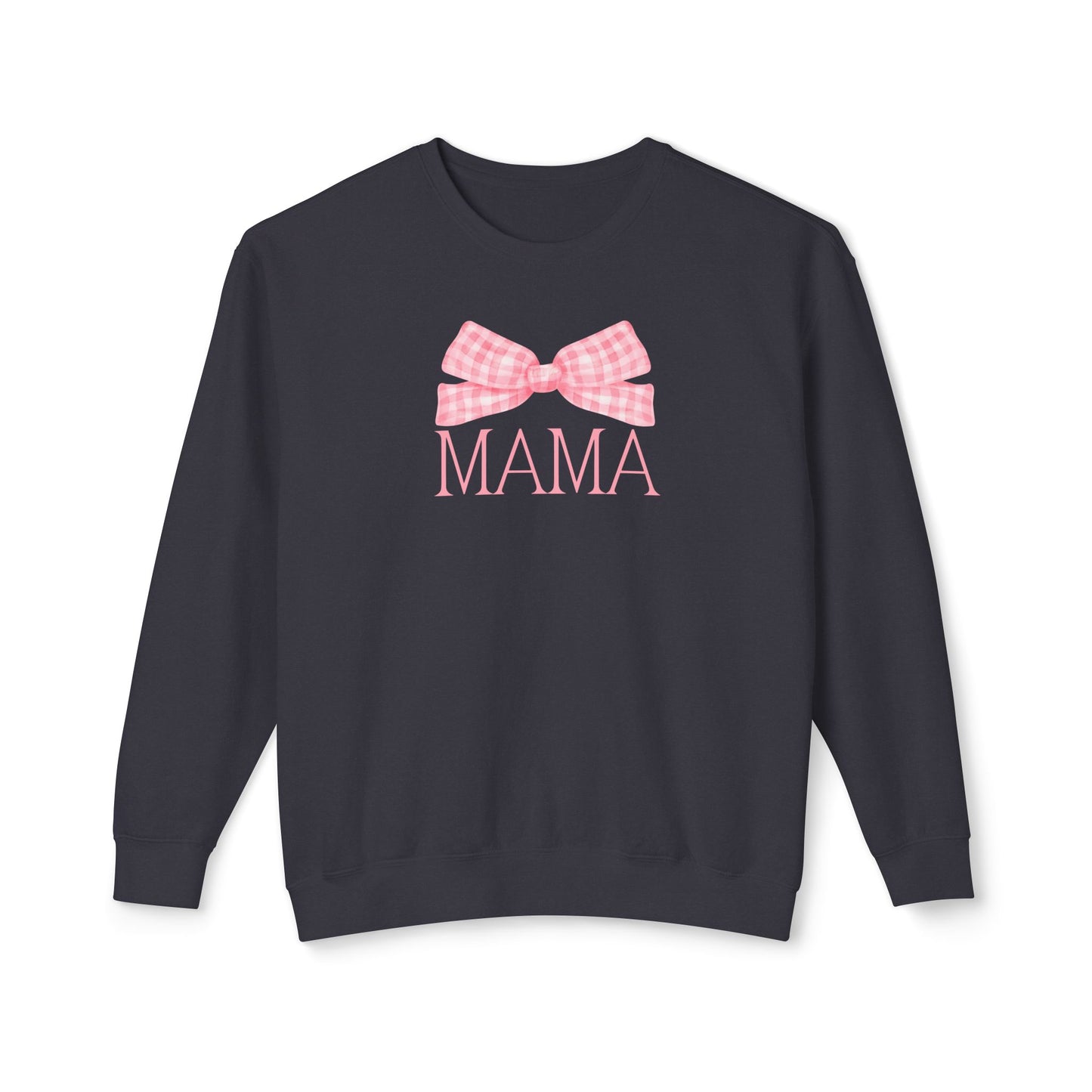 Pink Mama Bow Comfort Colors Sweatshirt