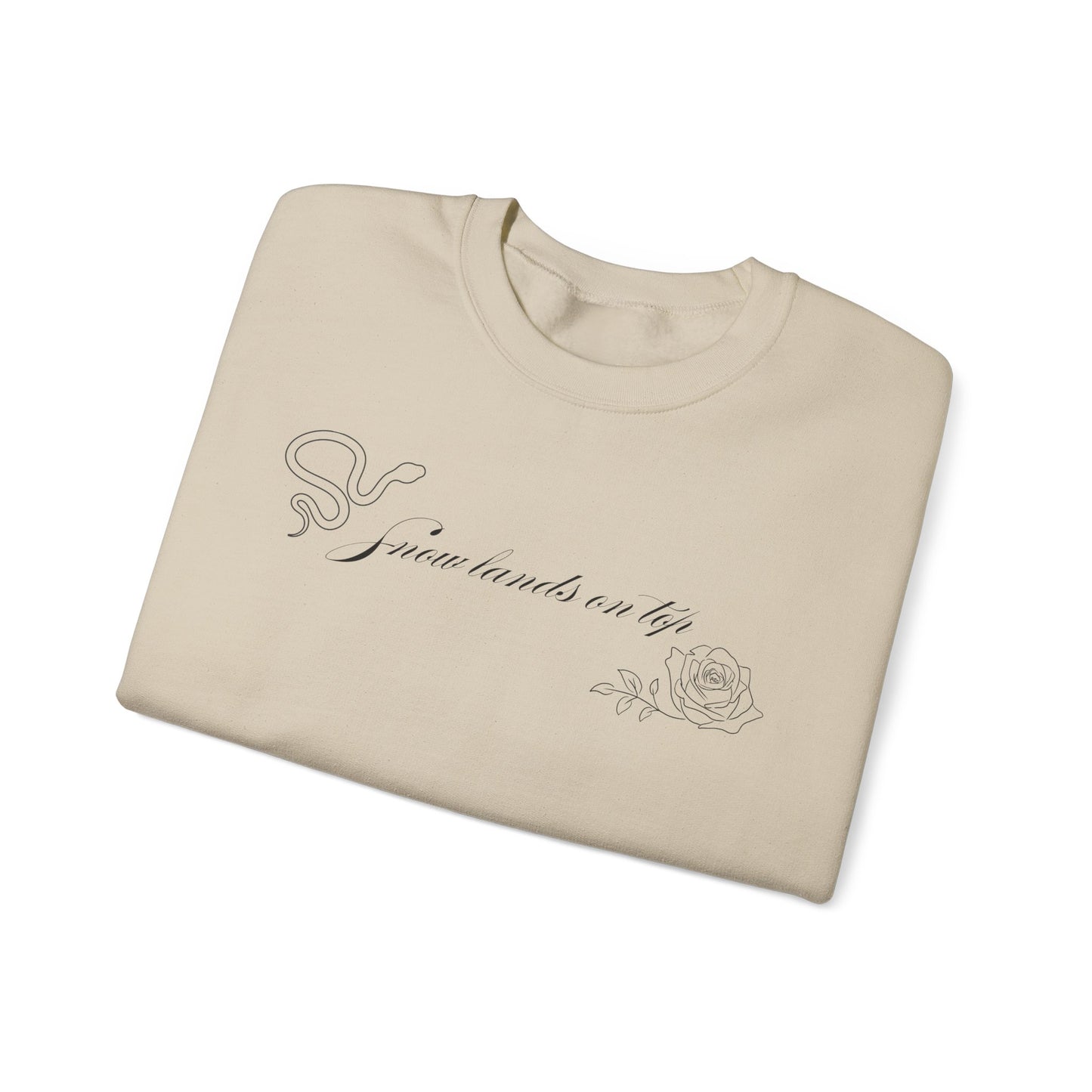 Snow Lands On Top Crewneck Sweatshirt