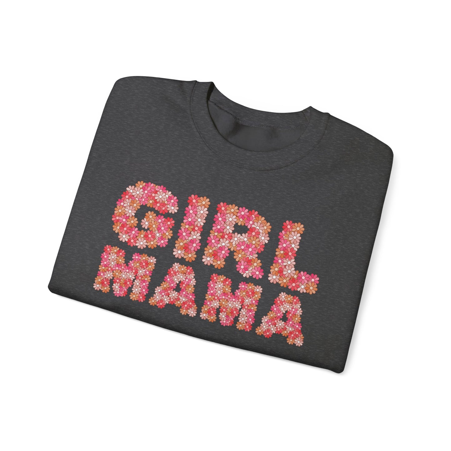 Girl Mama Floral Crewneck Sweatshirt