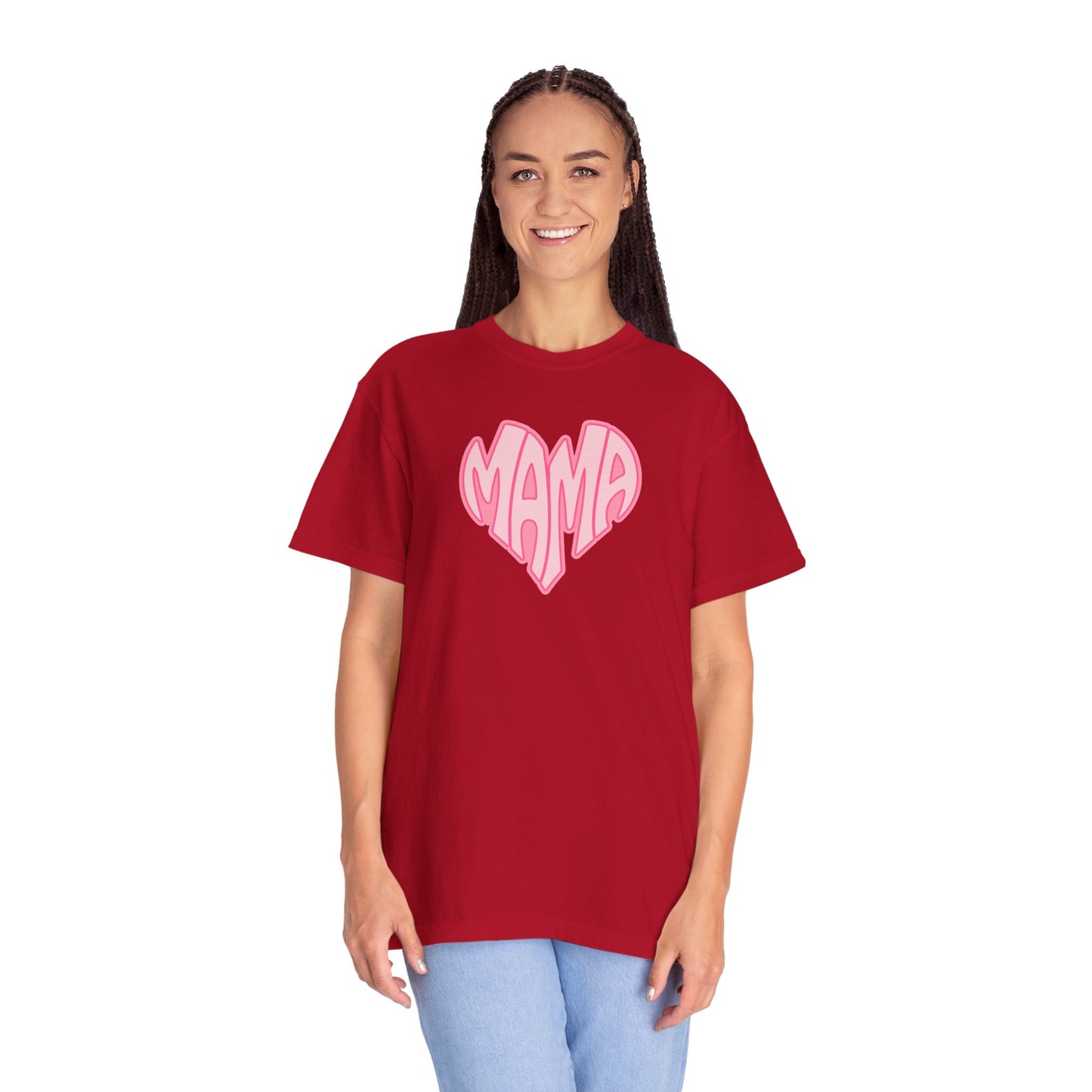 Mama Heart Comfort Colors Tee