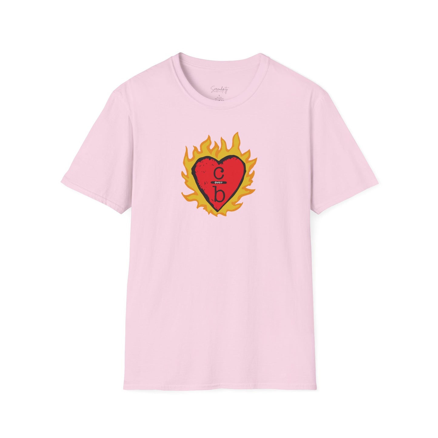 Clothes Over Bros Flaming Heart Soft Style Tee