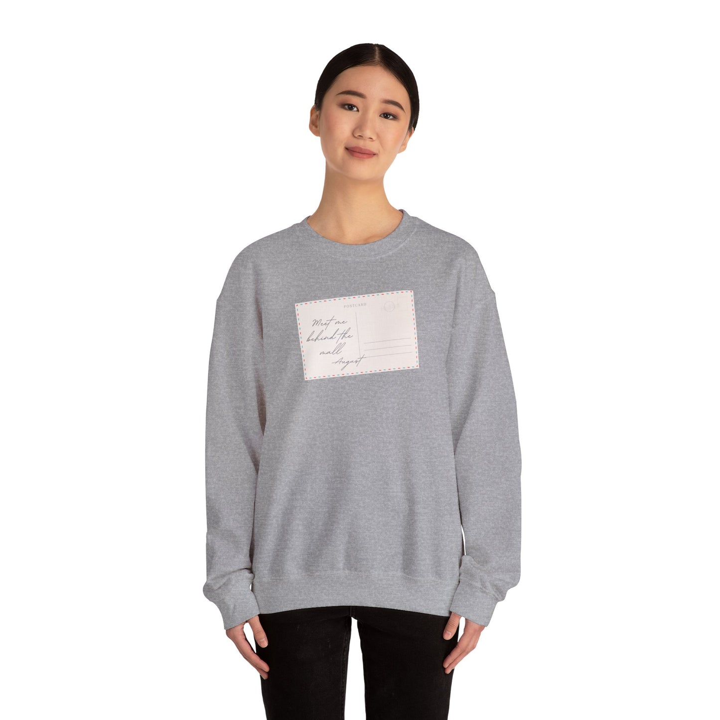 August Postcard Crewneck Sweatshirt