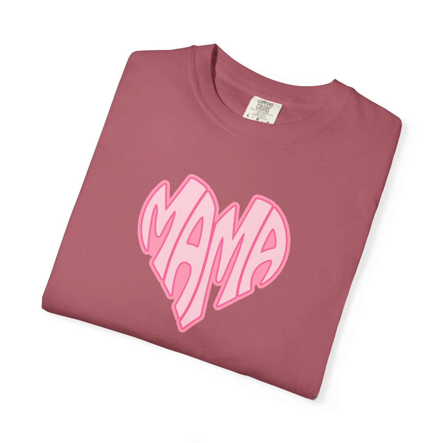 Mama Heart Comfort Colors Tee