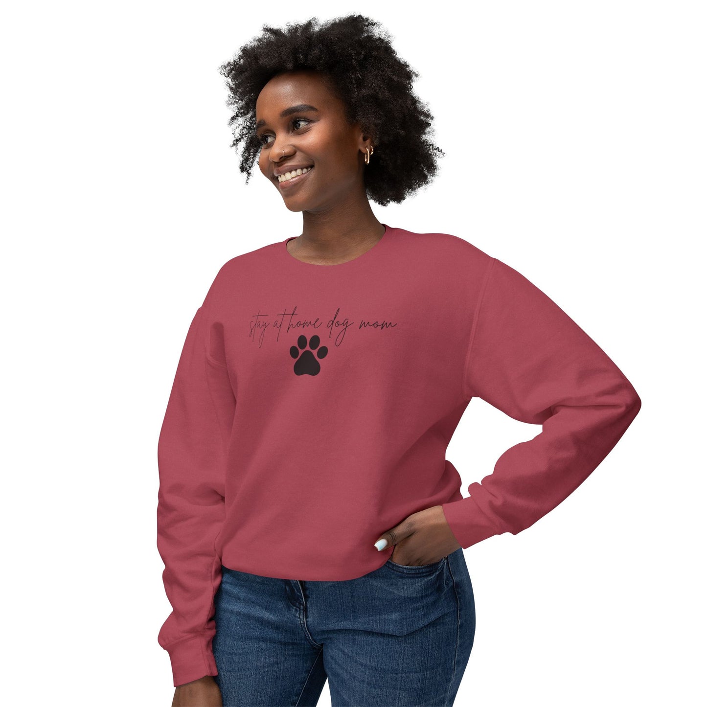 Stay At Home Dog Mom Comfort Colors Sweatshirt
