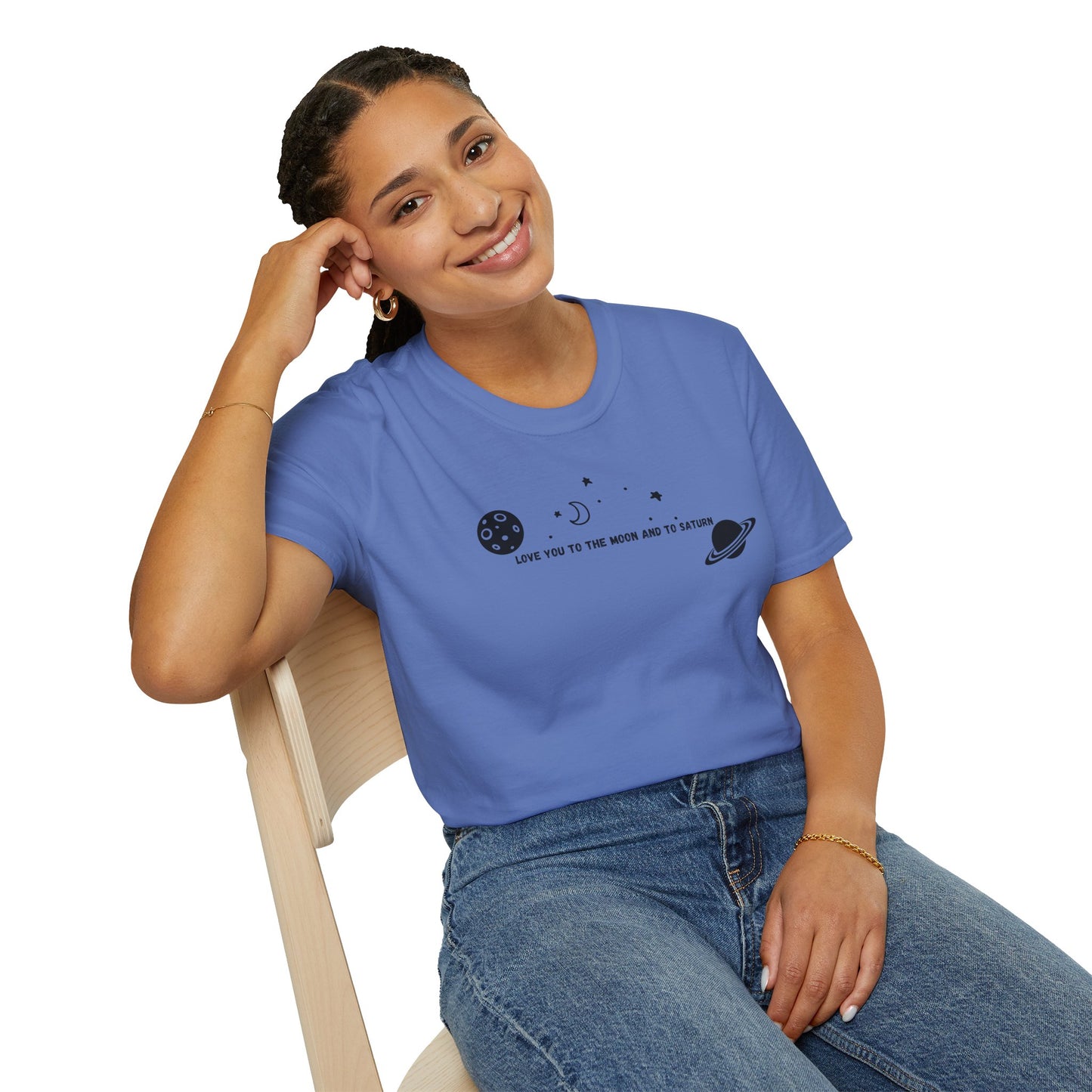 Love You to the Moon and to Saturn Soft Style Tee
