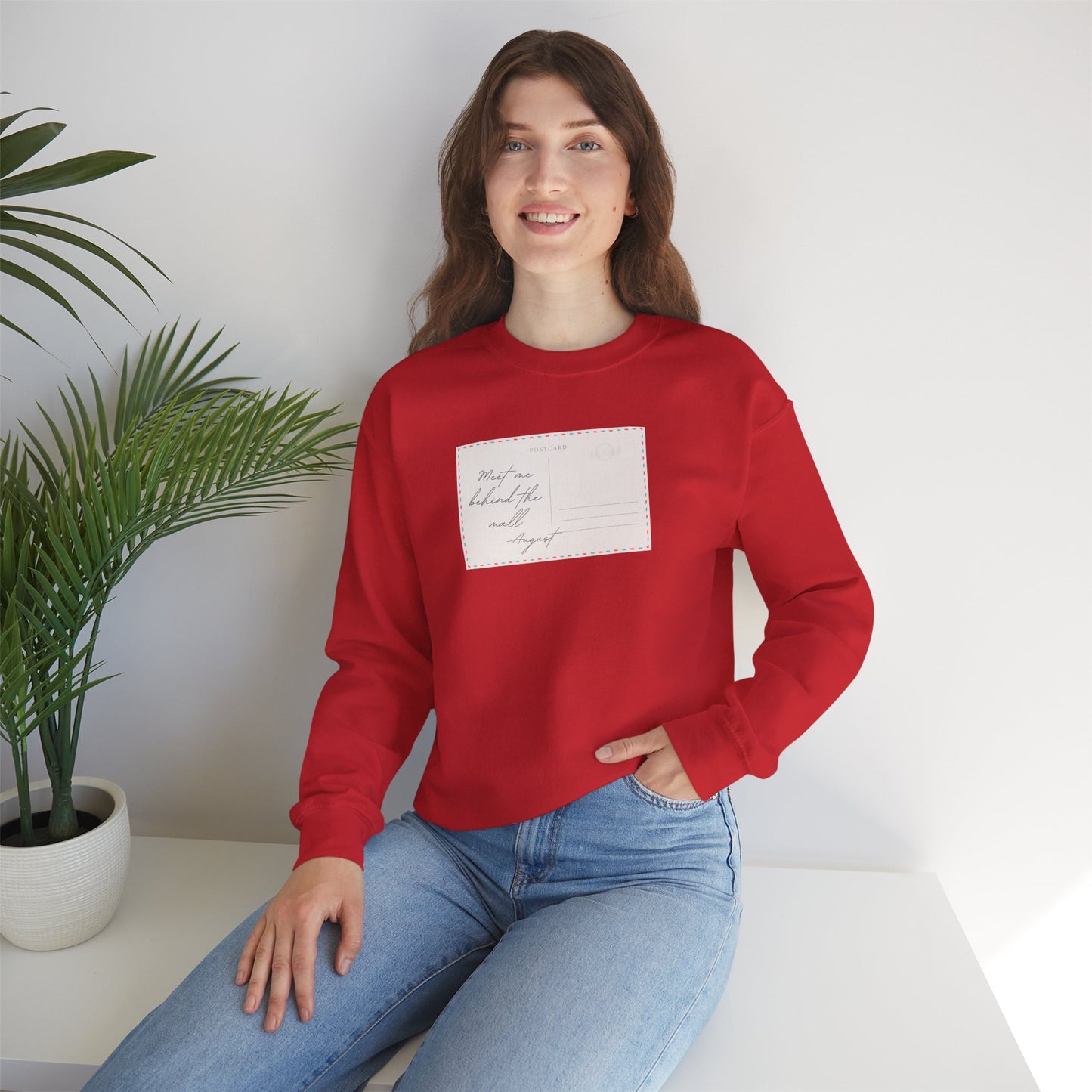 August Postcard Crewneck Sweatshirt