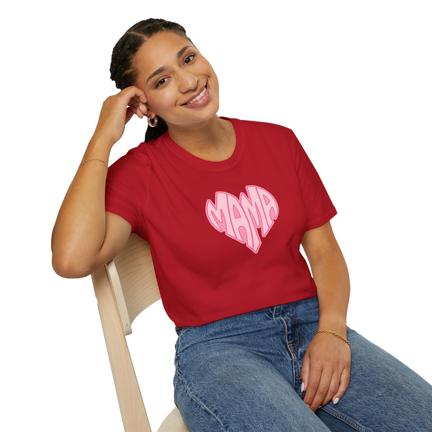 Mama Heart Soft Style Tee