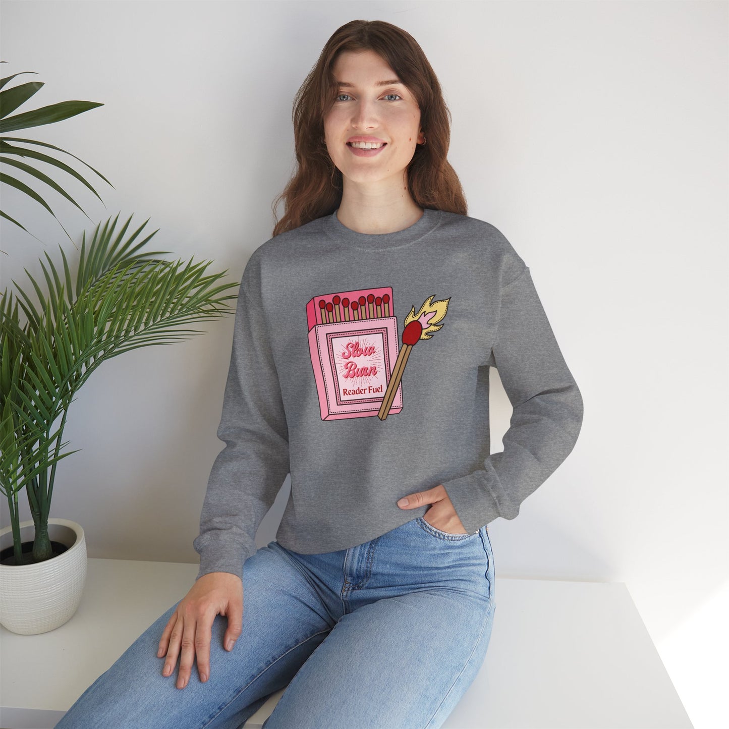 Slow Burn Matches Crewneck Sweatshirt