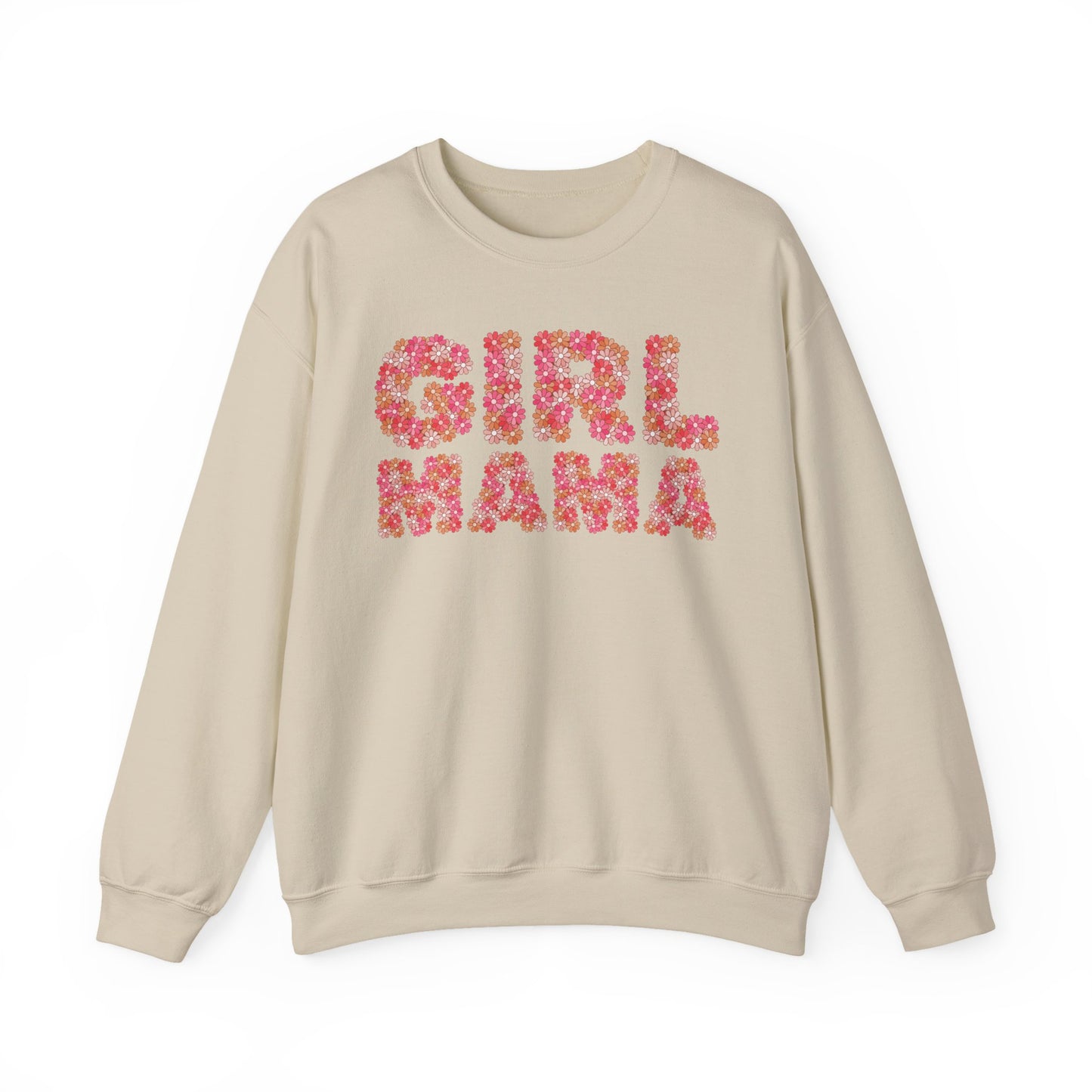Girl Mama Floral Crewneck Sweatshirt