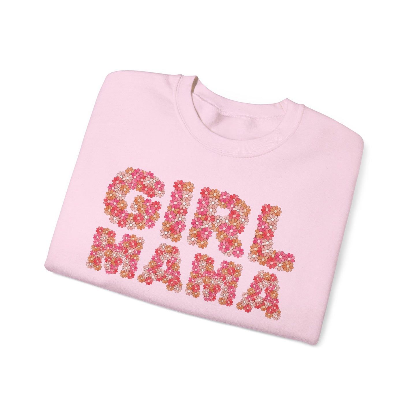 Girl Mama Floral Crewneck Sweatshirt