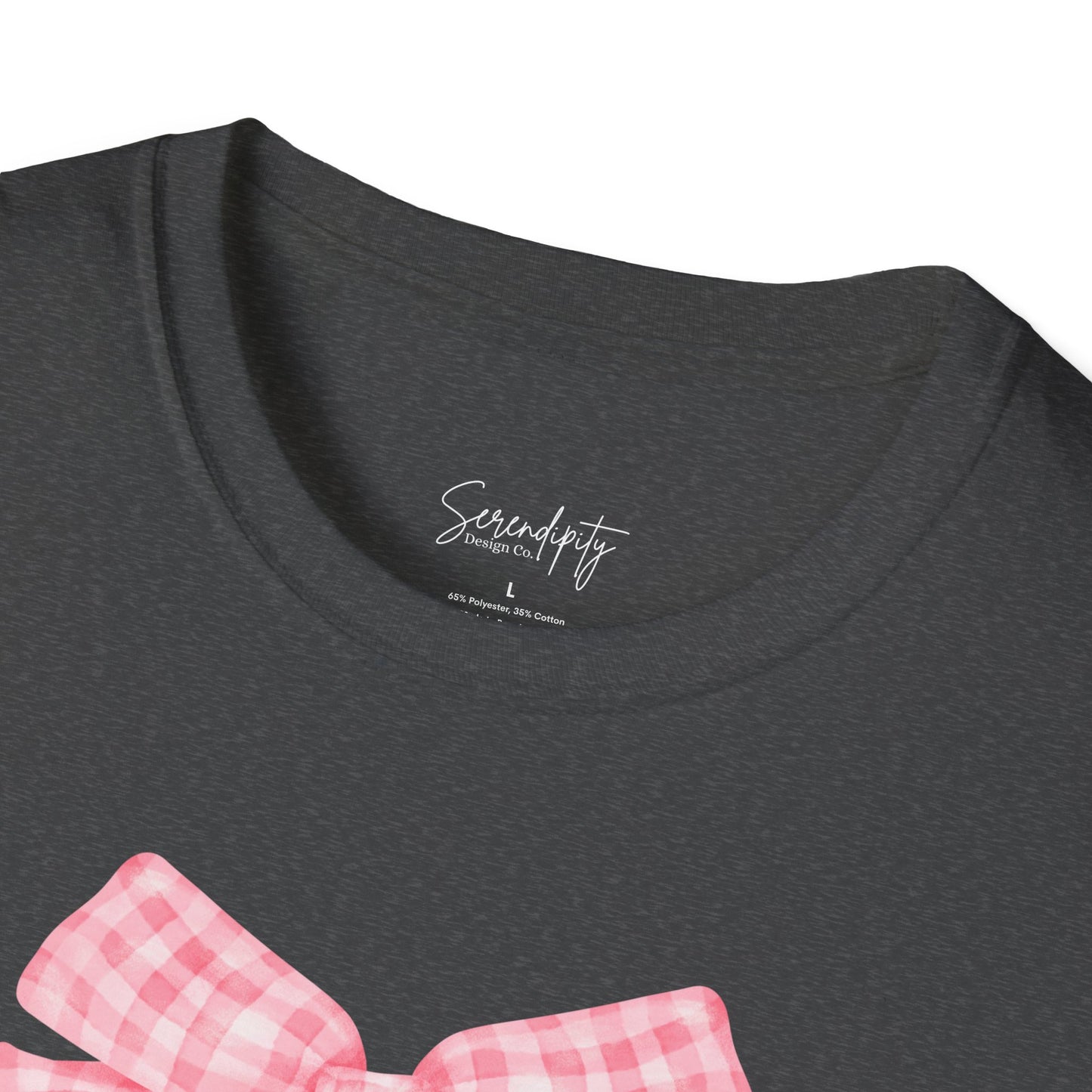 Mama Pink Bow Soft Style Tee