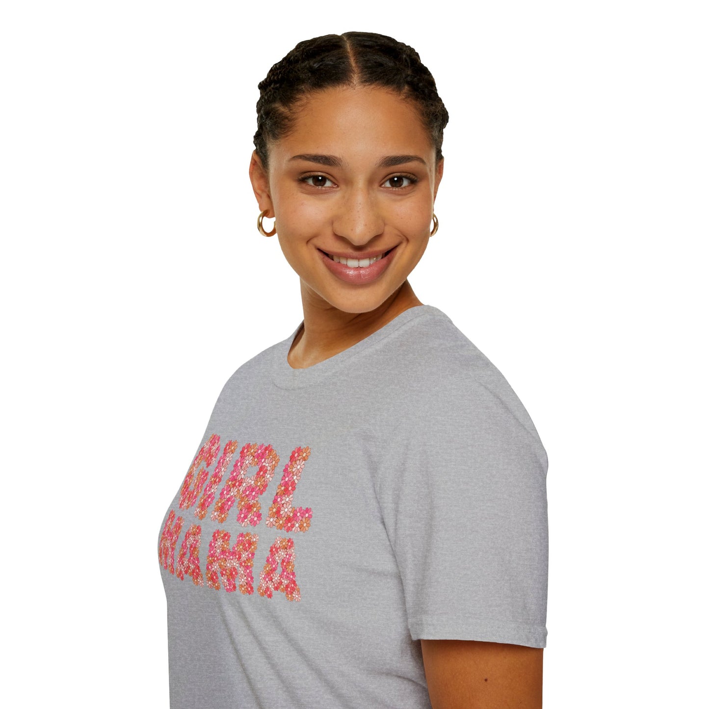 Girl Mama Retro Floral Soft Style Tee