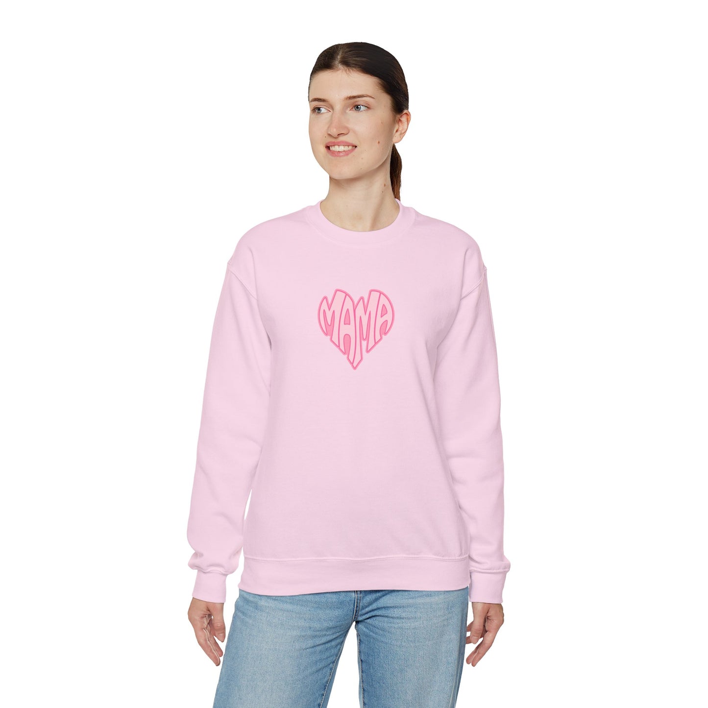 Mama Heart Unisex Crewneck