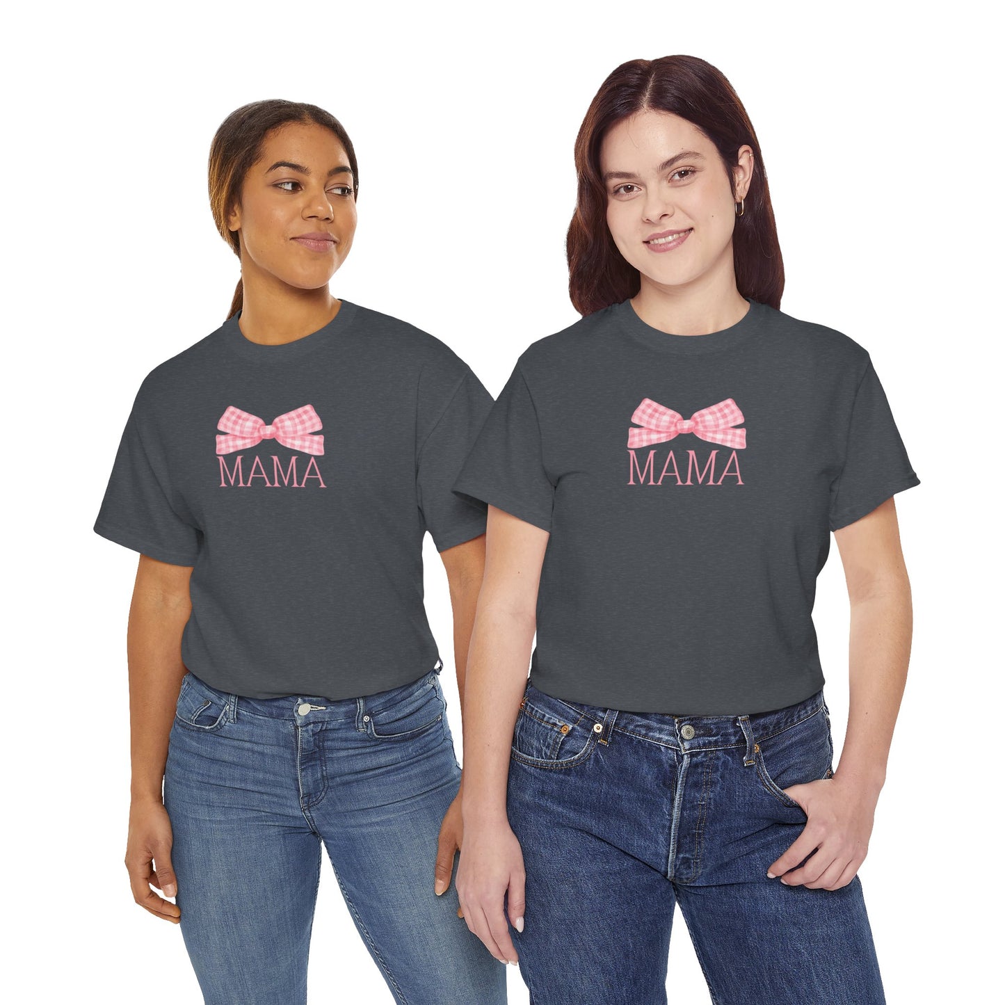 Mama Pink Bow Unisex Tee