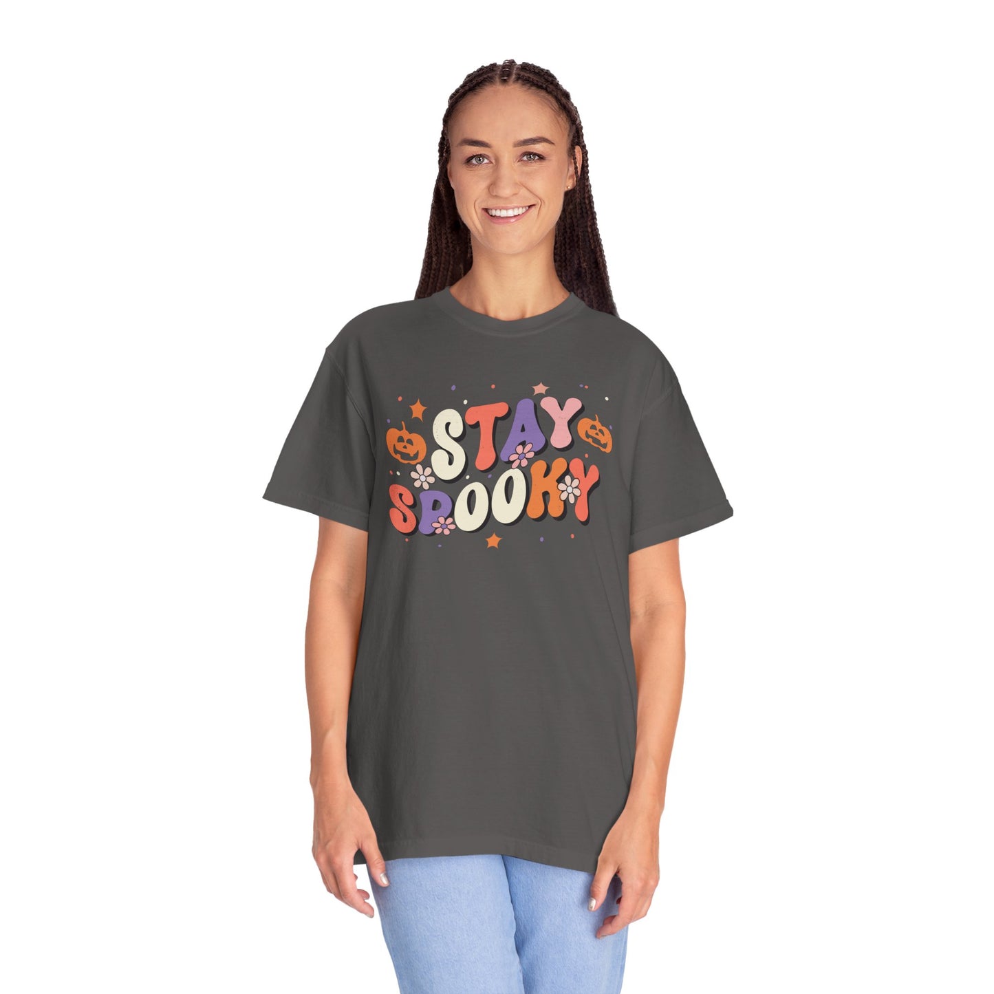 Stay Spooky Girly Comfort Colors Tee