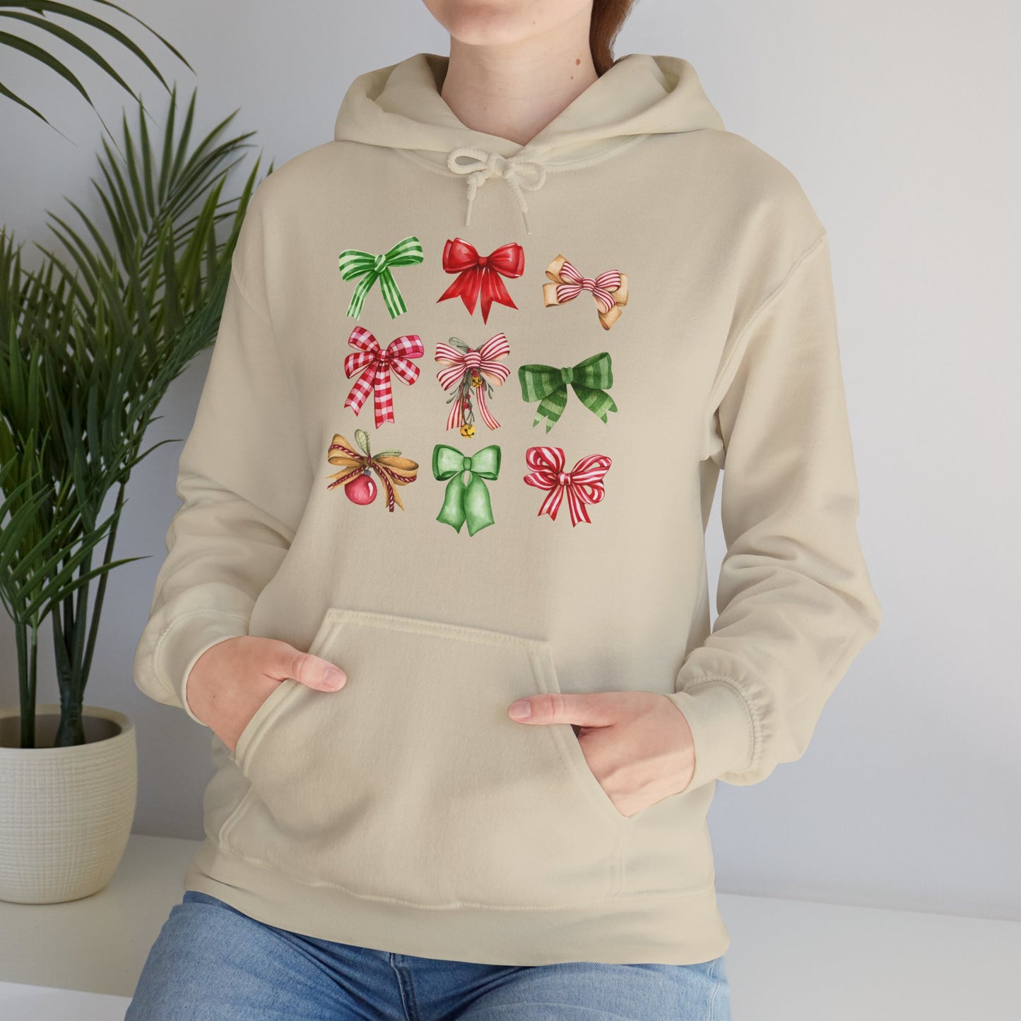 Christmas Bows Unisex Hoodie