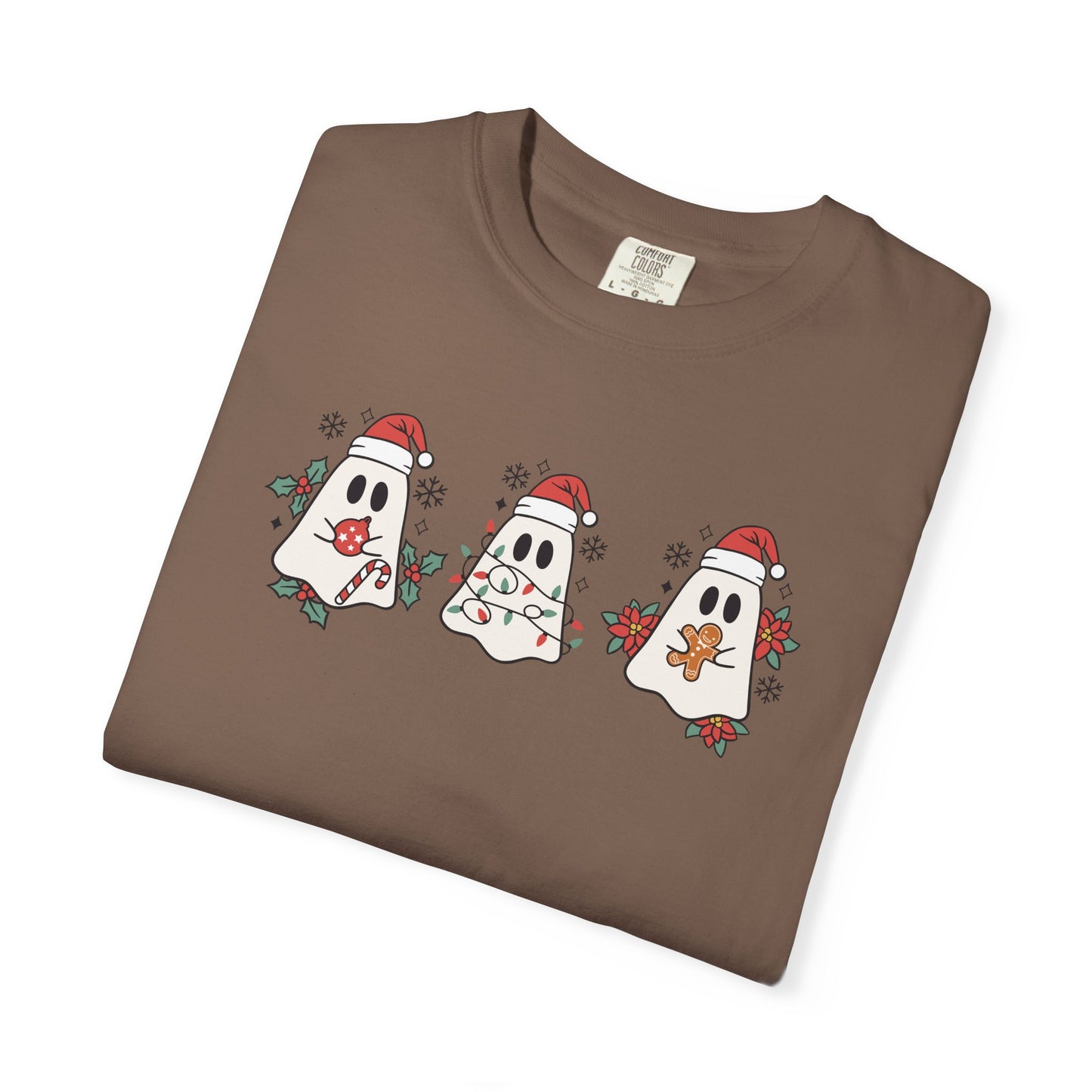 Christmas Ghosties Comfort Colors Tee
