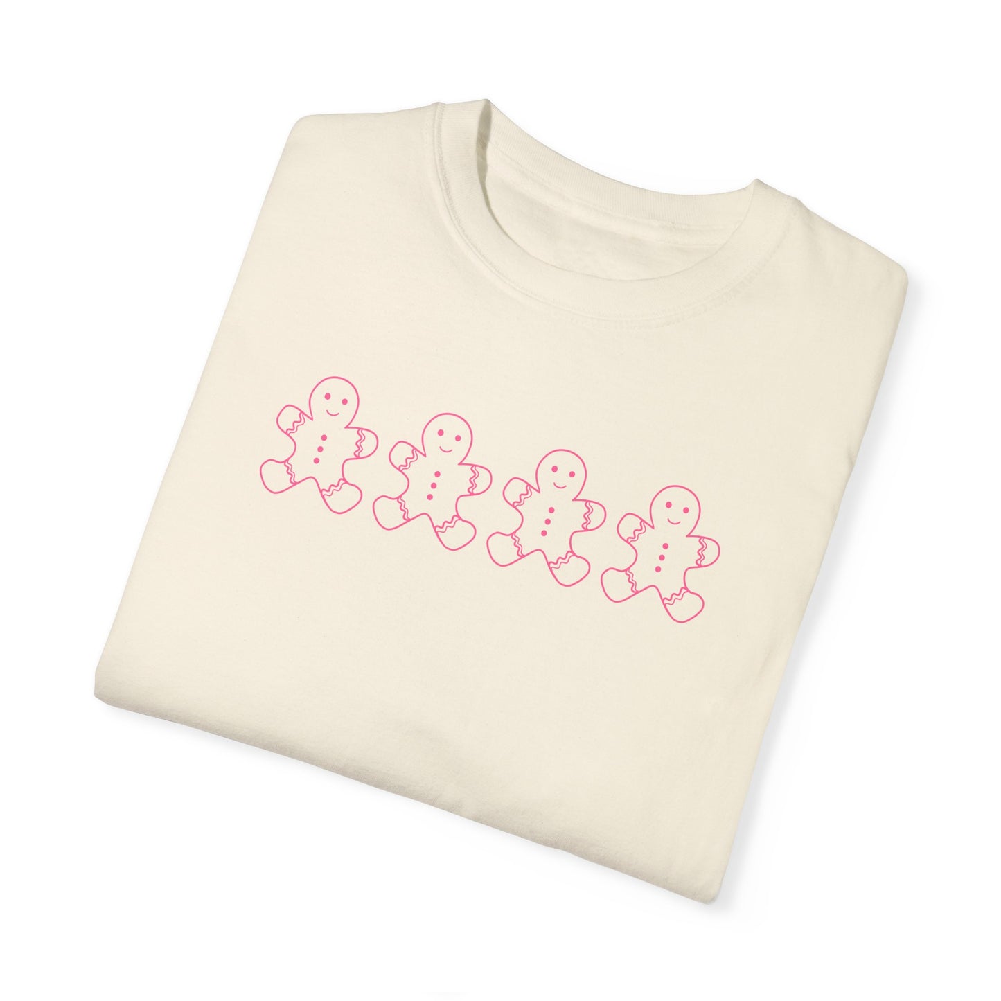 Pink Gingerbread Comfort Colors Tee