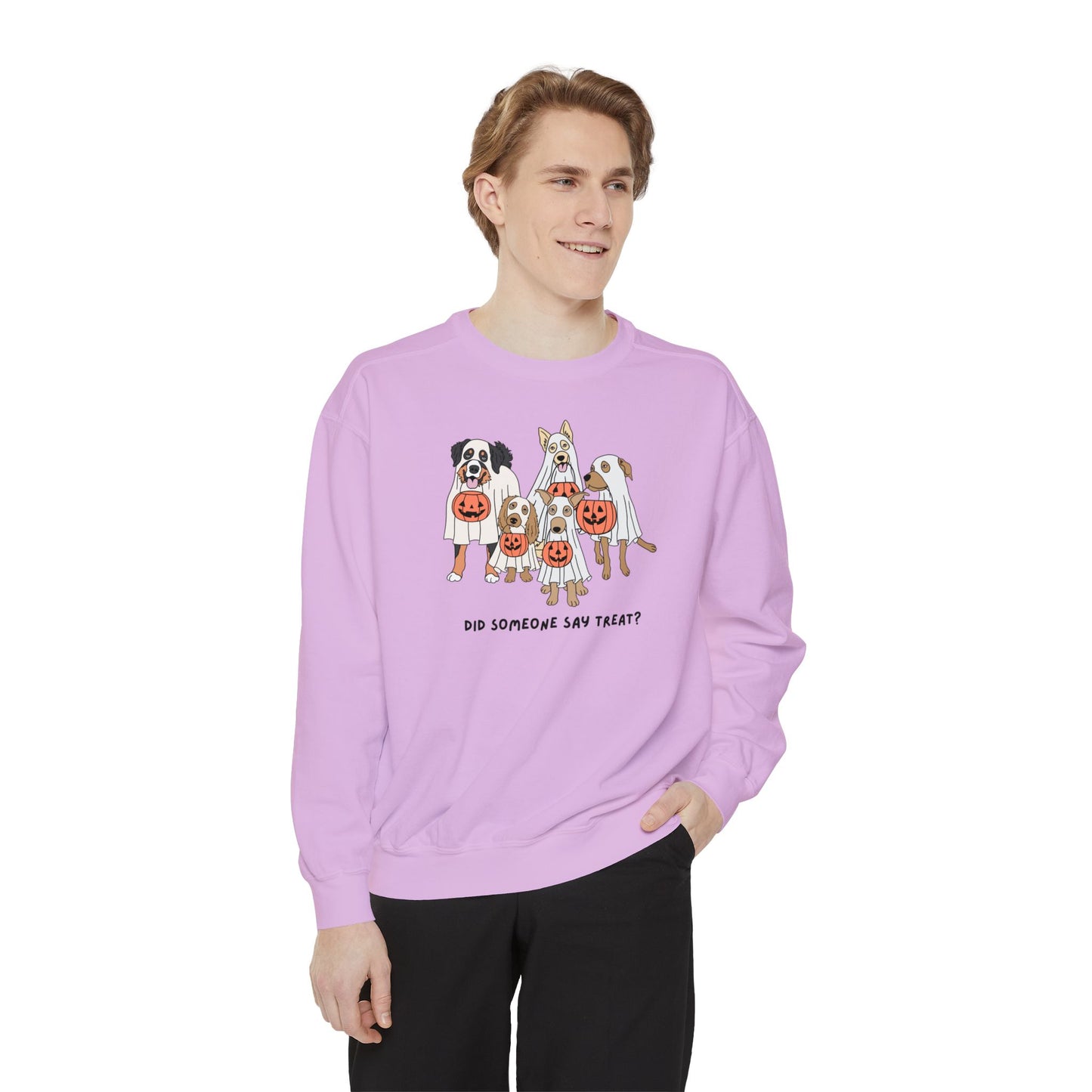 Did Someone Say Treat? Comfort Colors Sweatshirt