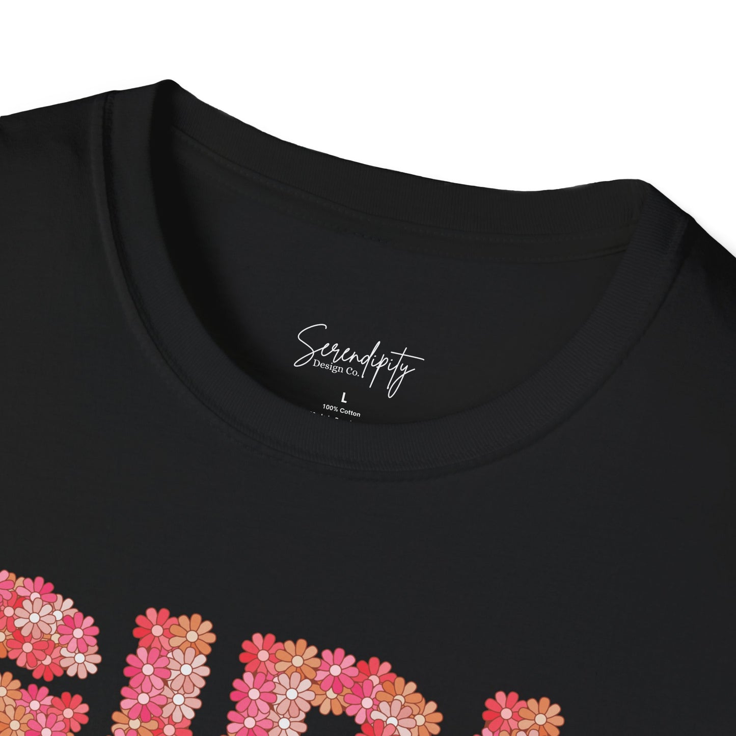 Girl Mama Retro Floral Soft Style Tee
