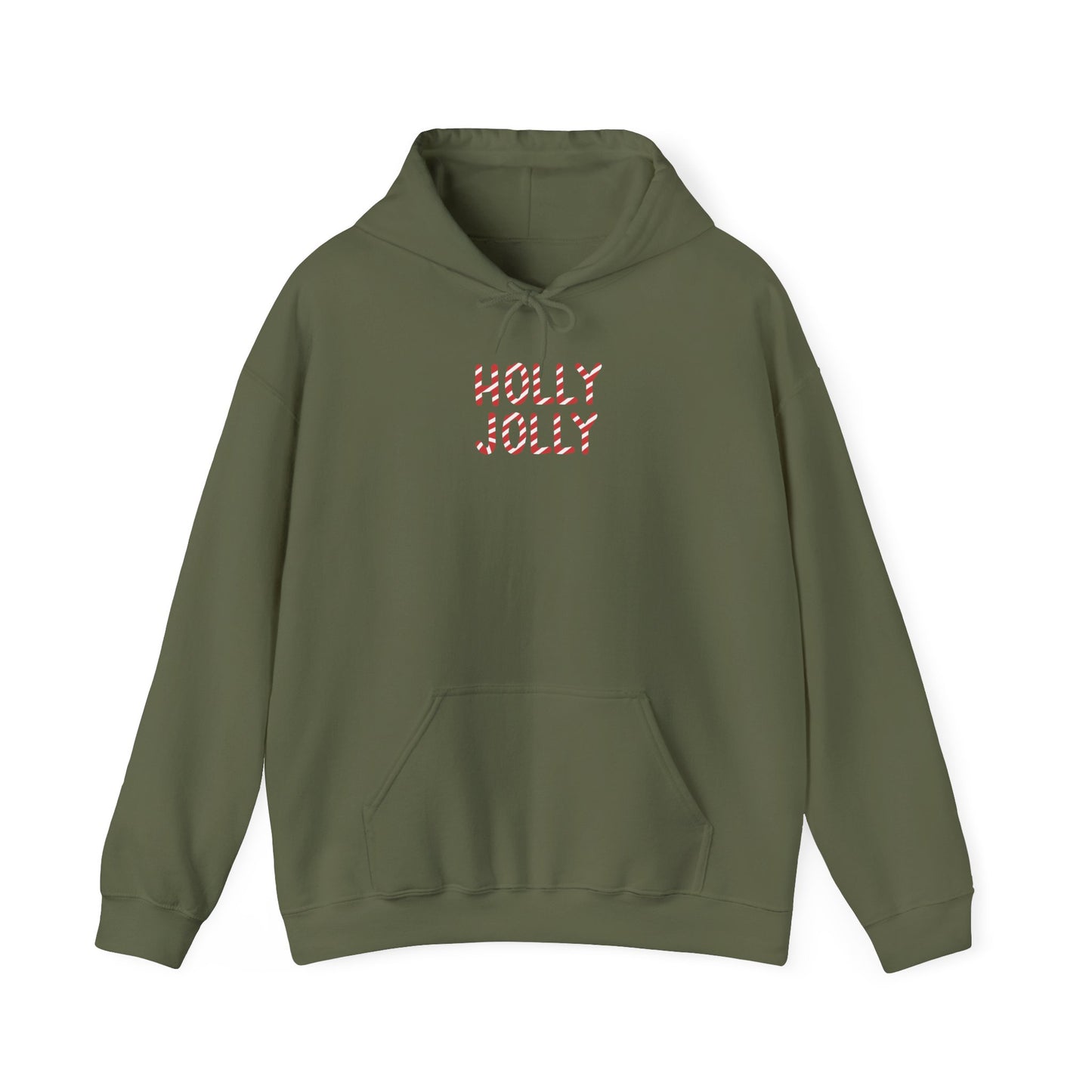 Holly Jolly Candy Cane Unisex Hoodie