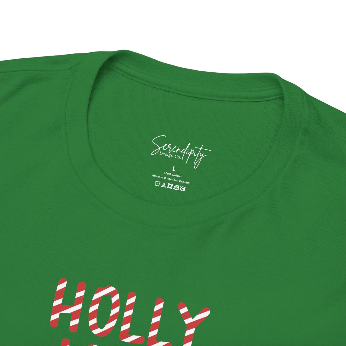 Holly Jolly Candy Cane Unisex Tee