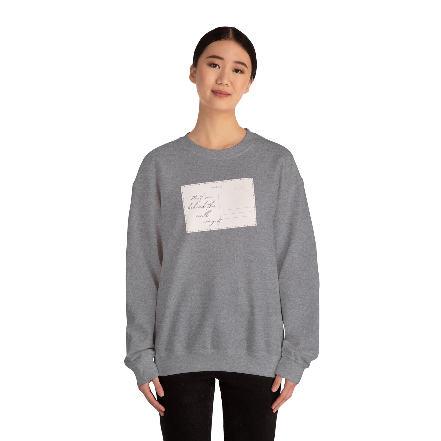 August Postcard Crewneck Sweatshirt
