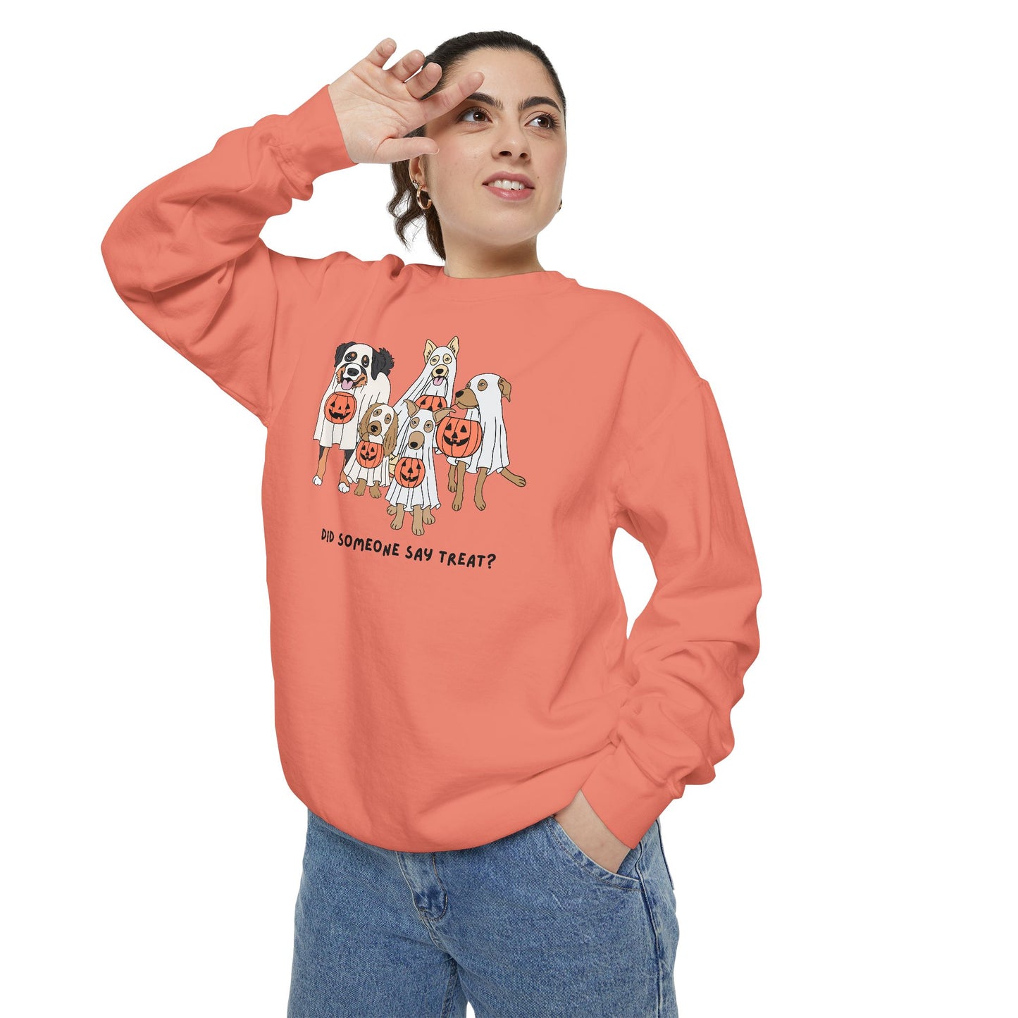 Did Someone Say Treat? Comfort Colors Sweatshirt