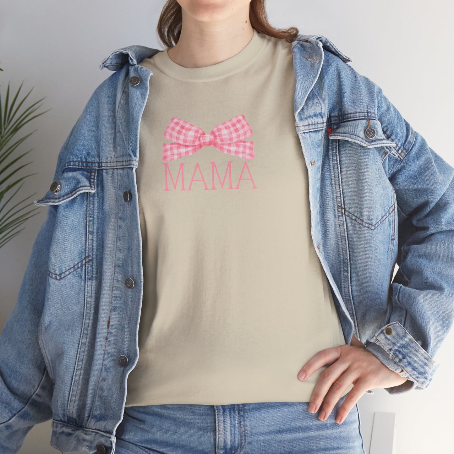 Mama Pink Bow Unisex Tee